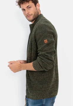 Herren Camel Active Pullover & Cardigan^Strickjacke mit Reißverschluss