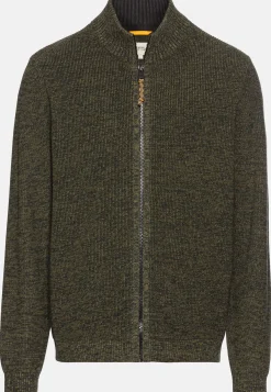 Herren Camel Active Pullover & Cardigan^Strickjacke mit Reißverschluss