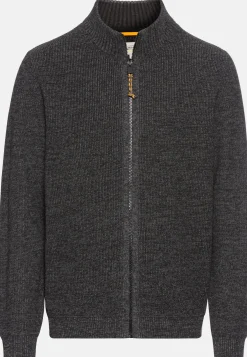 Herren Camel Active Pullover & Cardigan^Strickjacke mit Reißverschluss