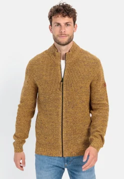 Herren Camel Active Pullover & Cardigan^Strickjacke mit Reißverschluss