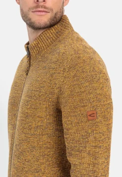 Herren Camel Active Pullover & Cardigan^Strickjacke mit Reißverschluss