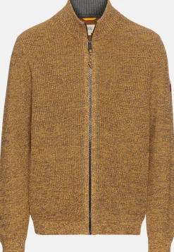 Herren Camel Active Pullover & Cardigan^Strickjacke mit Reißverschluss