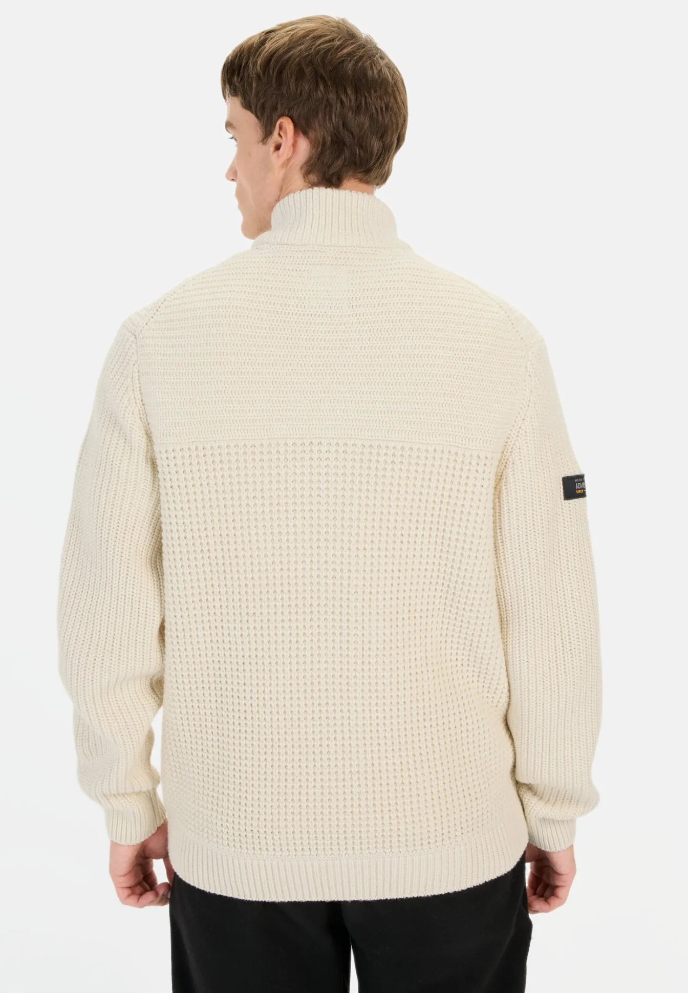 Herren Camel Active Pullover & Cardigan^Strickjacke mit verstecktem Reißverschluss