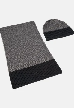 Herren Camel Active Schals & Tücher|Caps & Mützen^Strickmütze und Schal in Geschenkbox