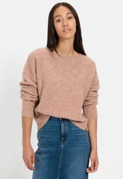 Damen Camel Active Pullover & Cardigans^Strickpullover aus einem Wollmix