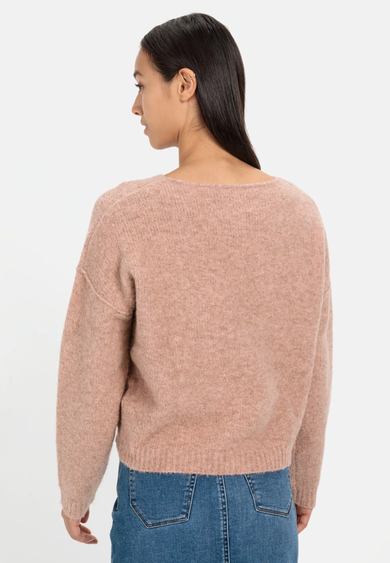 Damen Camel Active Pullover & Cardigans^Strickpullover aus einem Wollmix