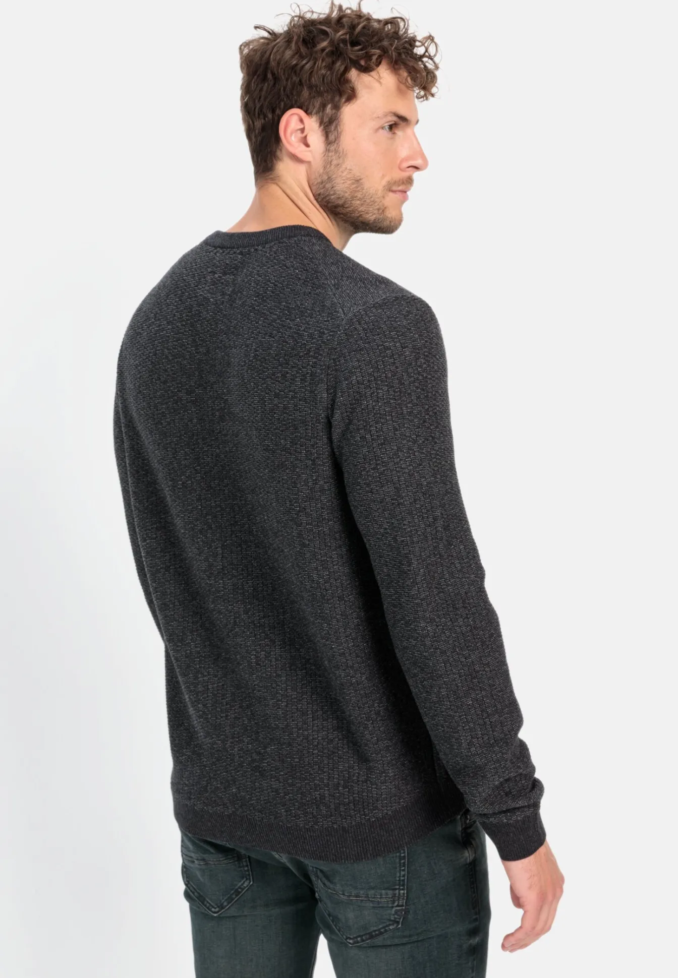 Herren Camel Active Pullover & Cardigan^Strickpullover aus einem Baumwollmix