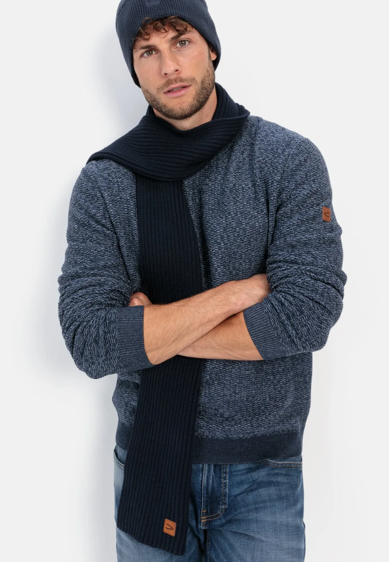 Herren Camel Active Pullover & Cardigan^Strickpullover aus einem Baumwollmix