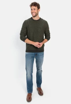 Herren Camel Active Pullover & Cardigan^Strickpullover aus einem Baumwollmix