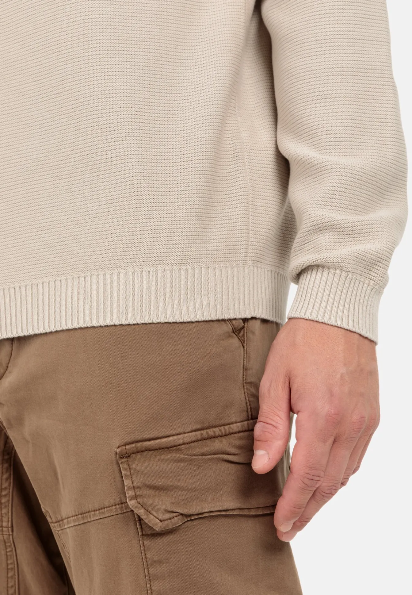 Herren Camel Active Pullover & Cardigan^Strickpullover aus Organic Cotton