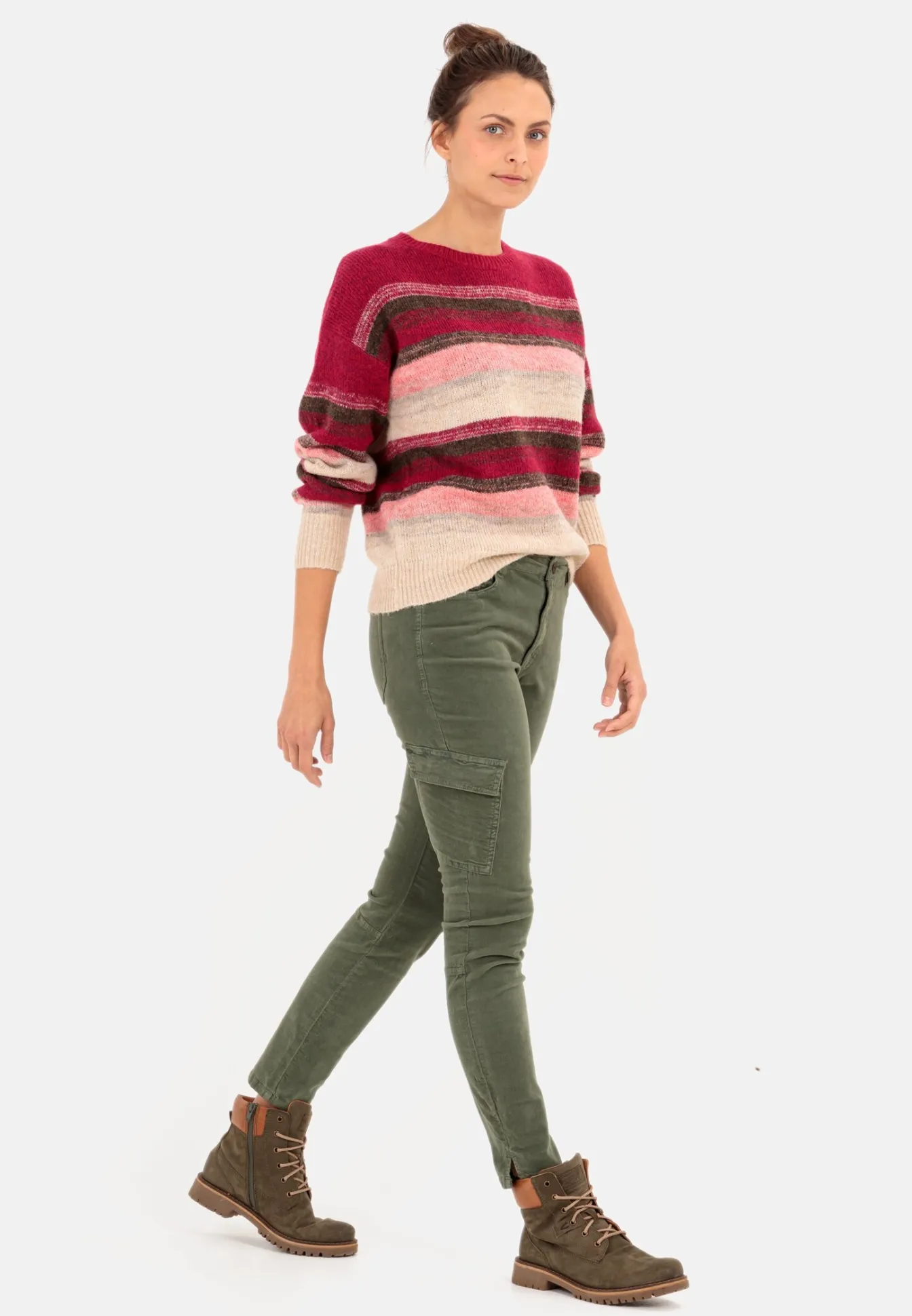 Damen Camel Active Pullover & Cardigans^Strickpullover aus recyceltem Materialmix
