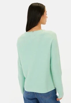 Damen Camel Active Pullover & Cardigans^Strickpullover aus reiner Baumwolle