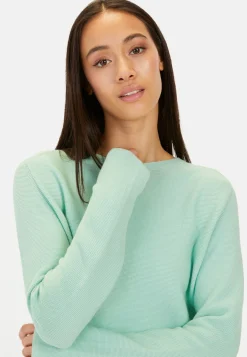 Damen Camel Active Pullover & Cardigans^Strickpullover aus reiner Baumwolle
