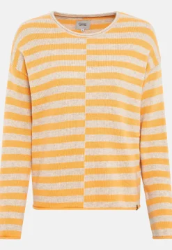 Damen Camel Active Pullover & Cardigans^Strickpullover mit Streifenmuster