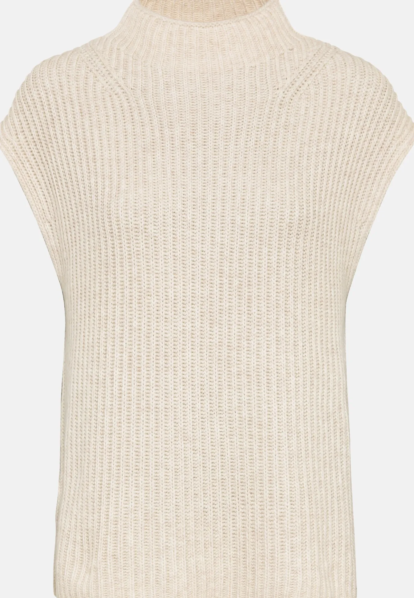Damen Camel Active Pullover & Cardigans^Strick-Pullunder mit Turtleneck