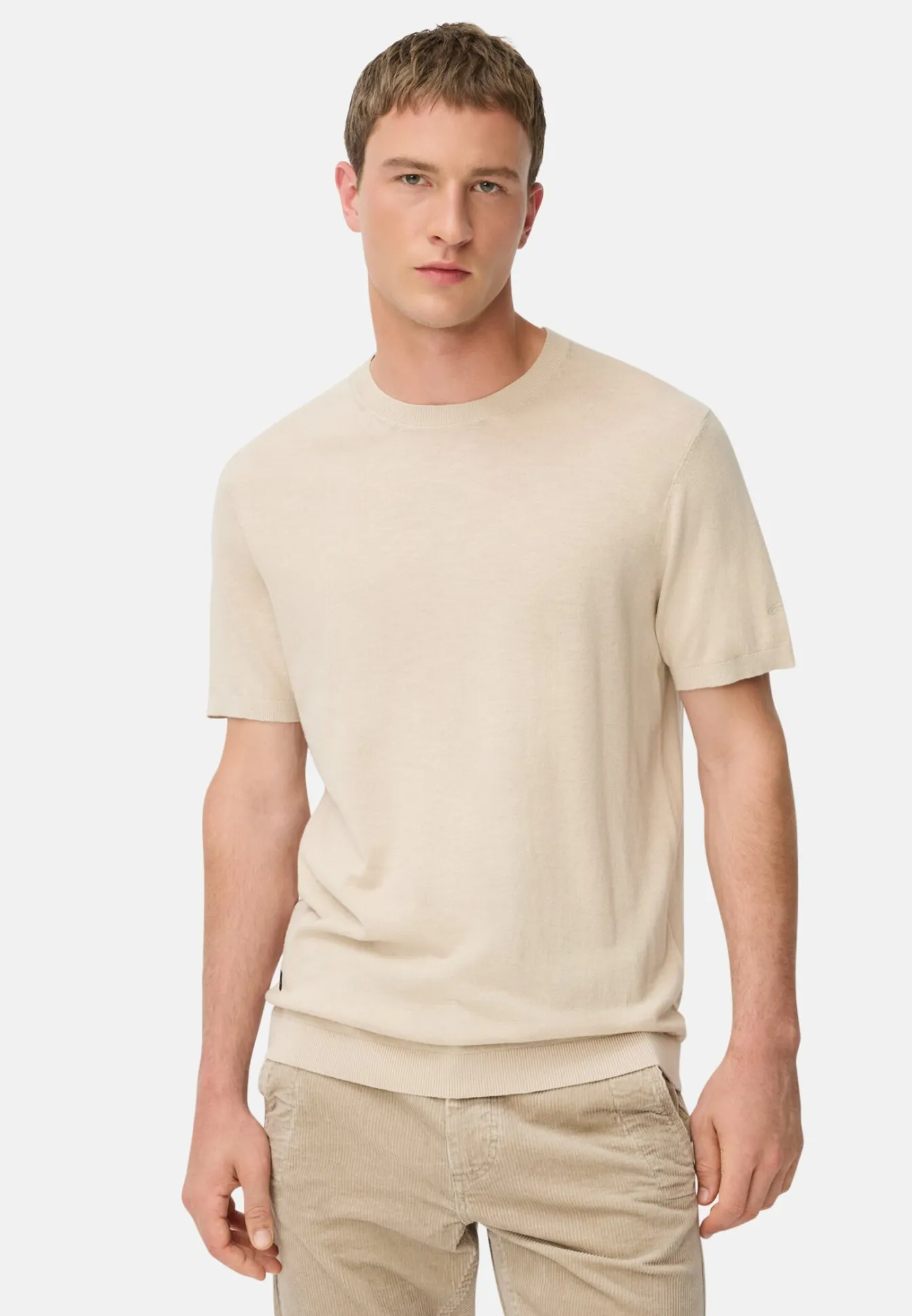 Herren Camel Active T-Shirts & Polos^Strickshirt aus reiner Baumwolle
