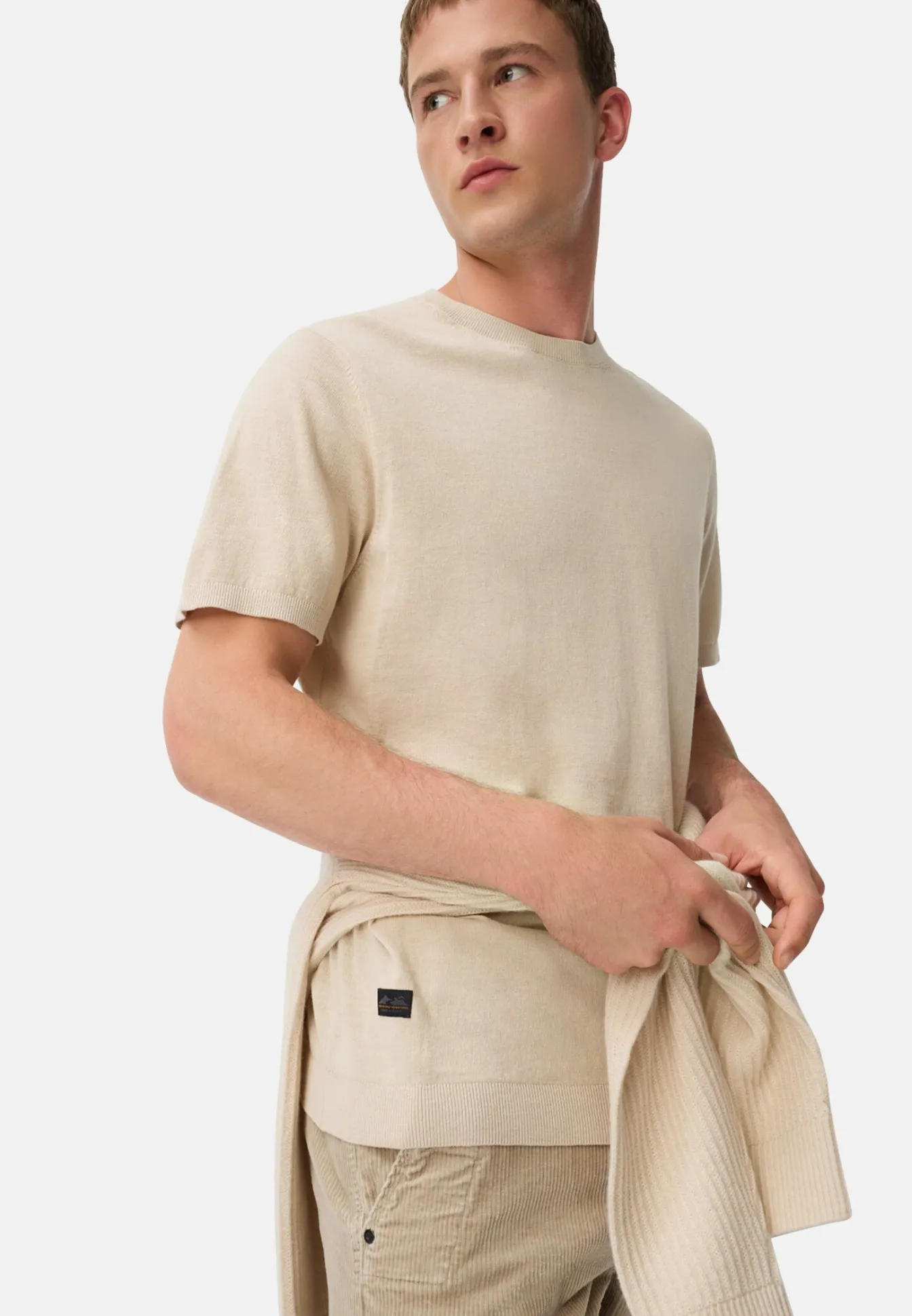 Herren Camel Active T-Shirts & Polos^Strickshirt aus reiner Baumwolle
