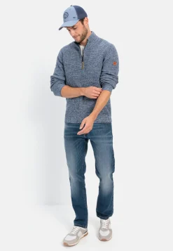 Herren Camel Active Pullover & Cardigan^Stricktroyer aus Baumwollmix