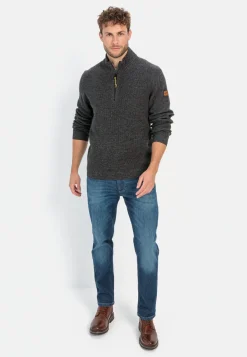 Herren Camel Active Pullover & Cardigan^Stricktroyer aus Baumwollmix