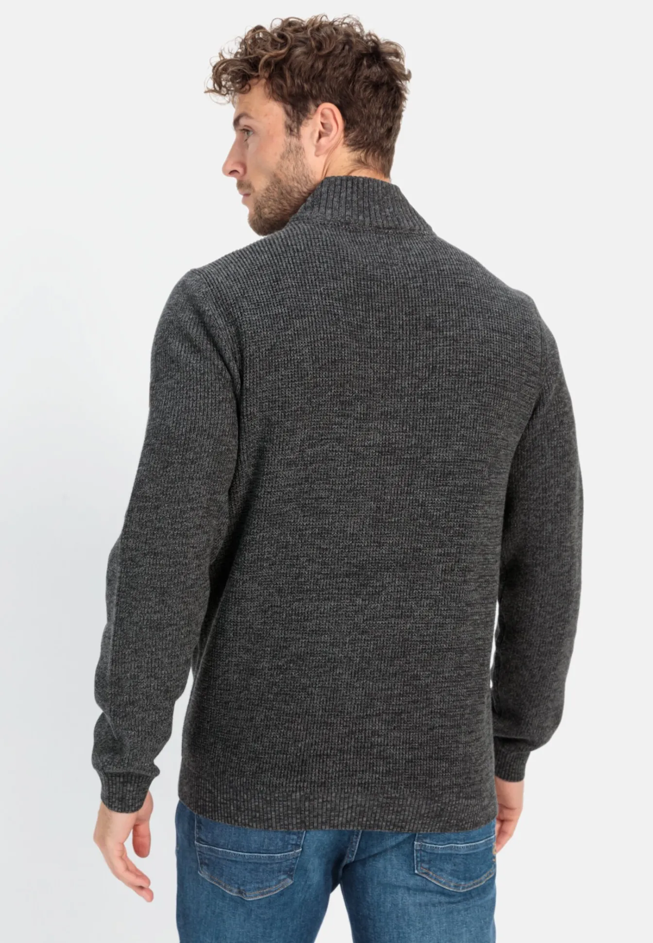 Herren Camel Active Pullover & Cardigan^Stricktroyer aus Baumwollmix