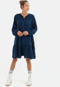 Damen Camel Active Kleider^Stufenkleid aus TENCEL™ Lyocell
