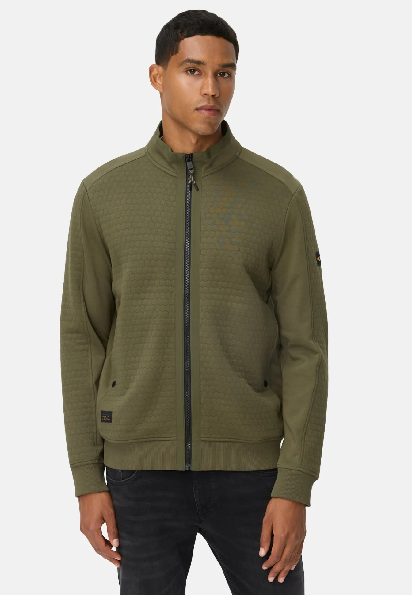 Herren Camel Active Sweatshirts & Hoodies^Sweatjacke aus Baumwollmix