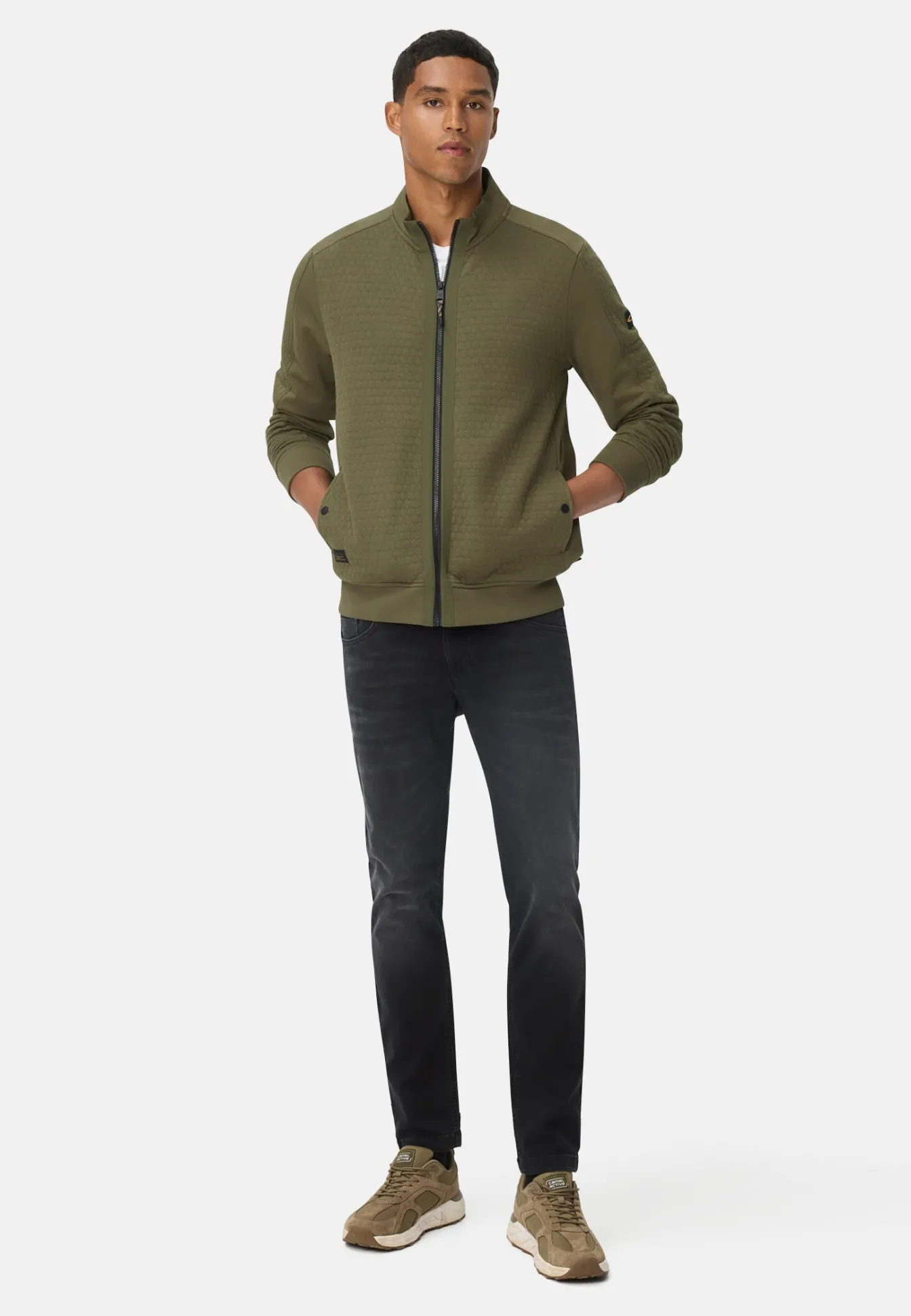 Herren Camel Active Sweatshirts & Hoodies^Sweatjacke aus Baumwollmix
