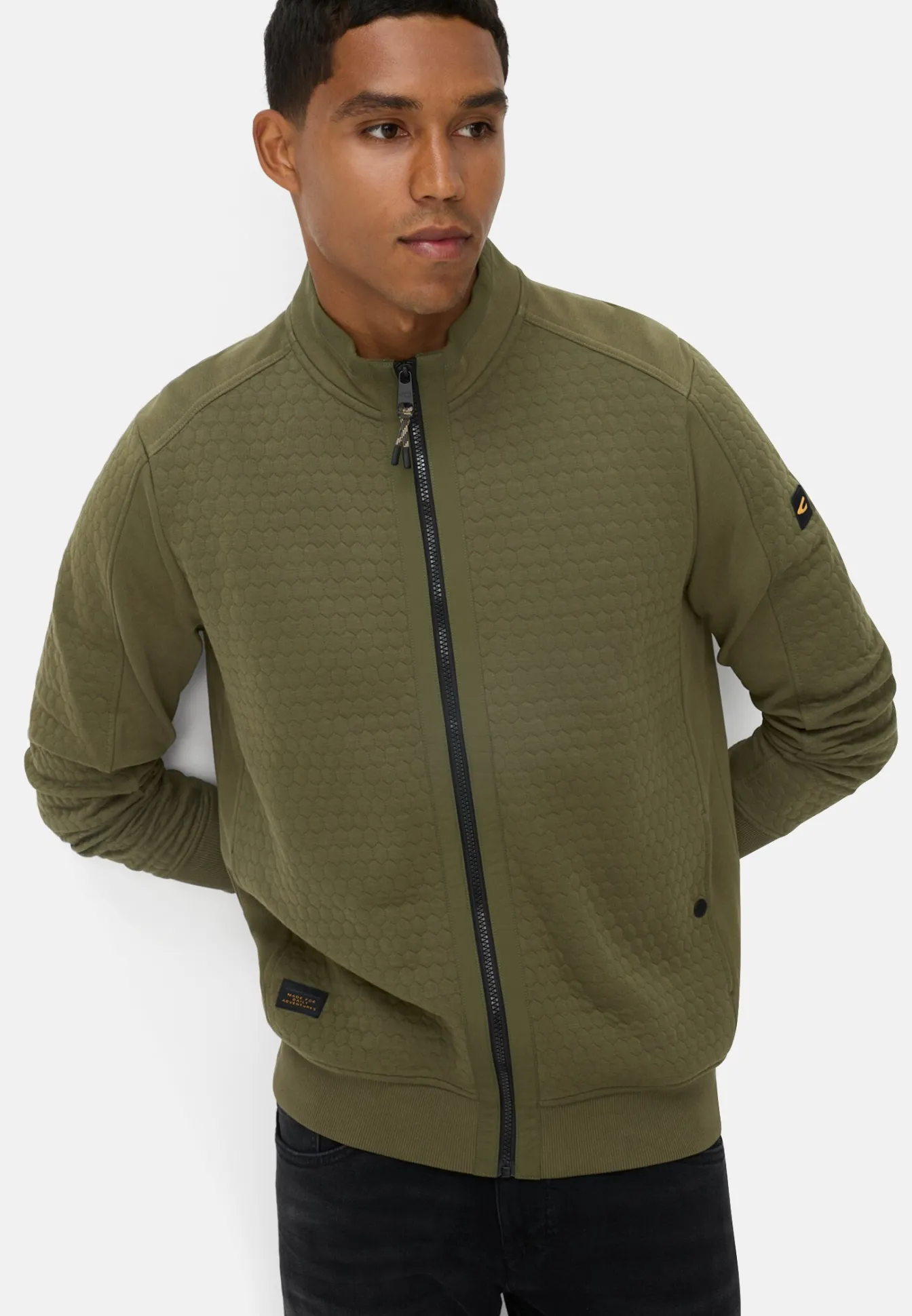 Herren Camel Active Sweatshirts & Hoodies^Sweatjacke aus Baumwollmix
