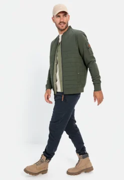 Herren Camel Active Sweatshirts & Hoodies^Sweatjacke mit Bomberkragen
