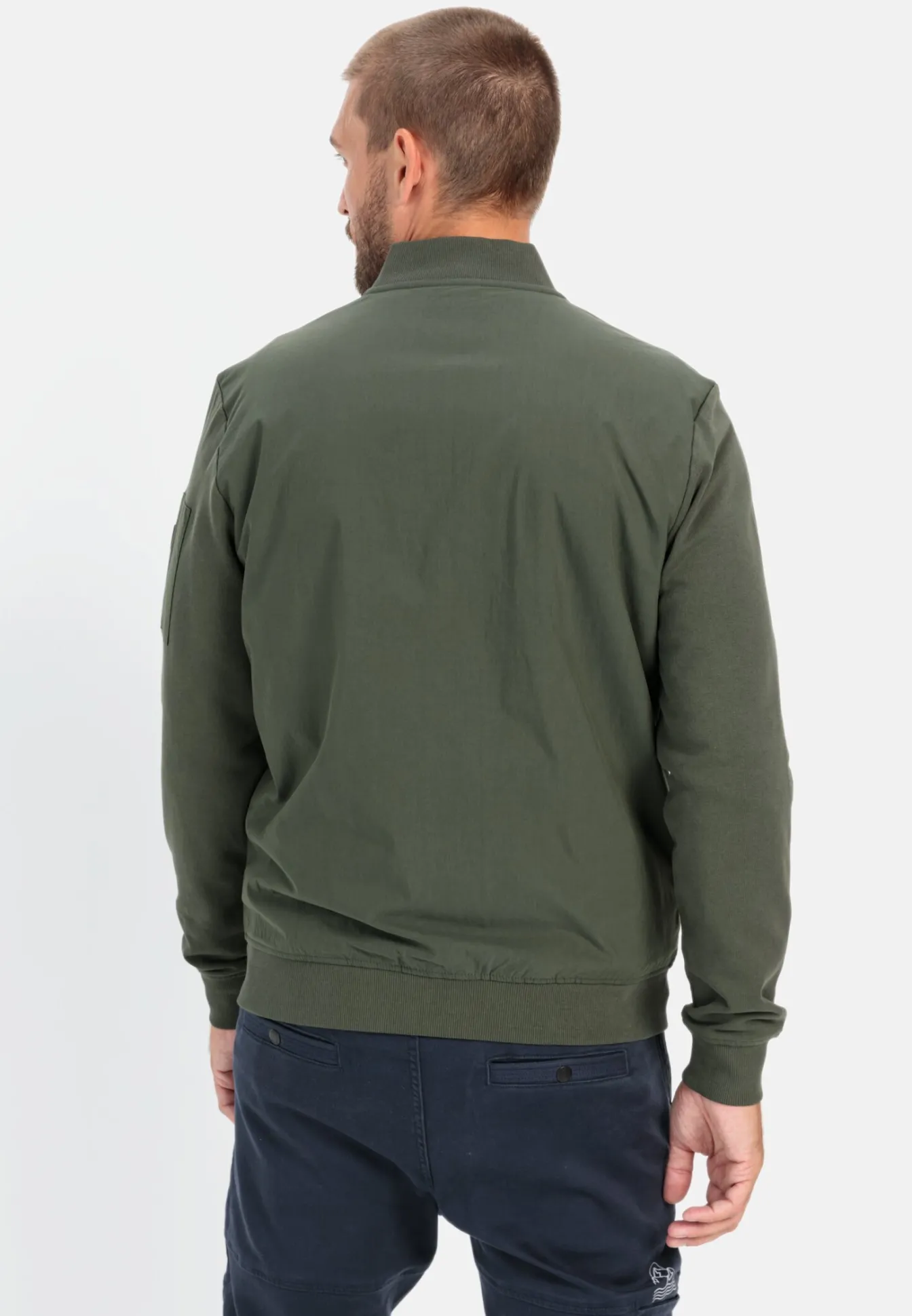 Herren Camel Active Sweatshirts & Hoodies^Sweatjacke mit Bomberkragen