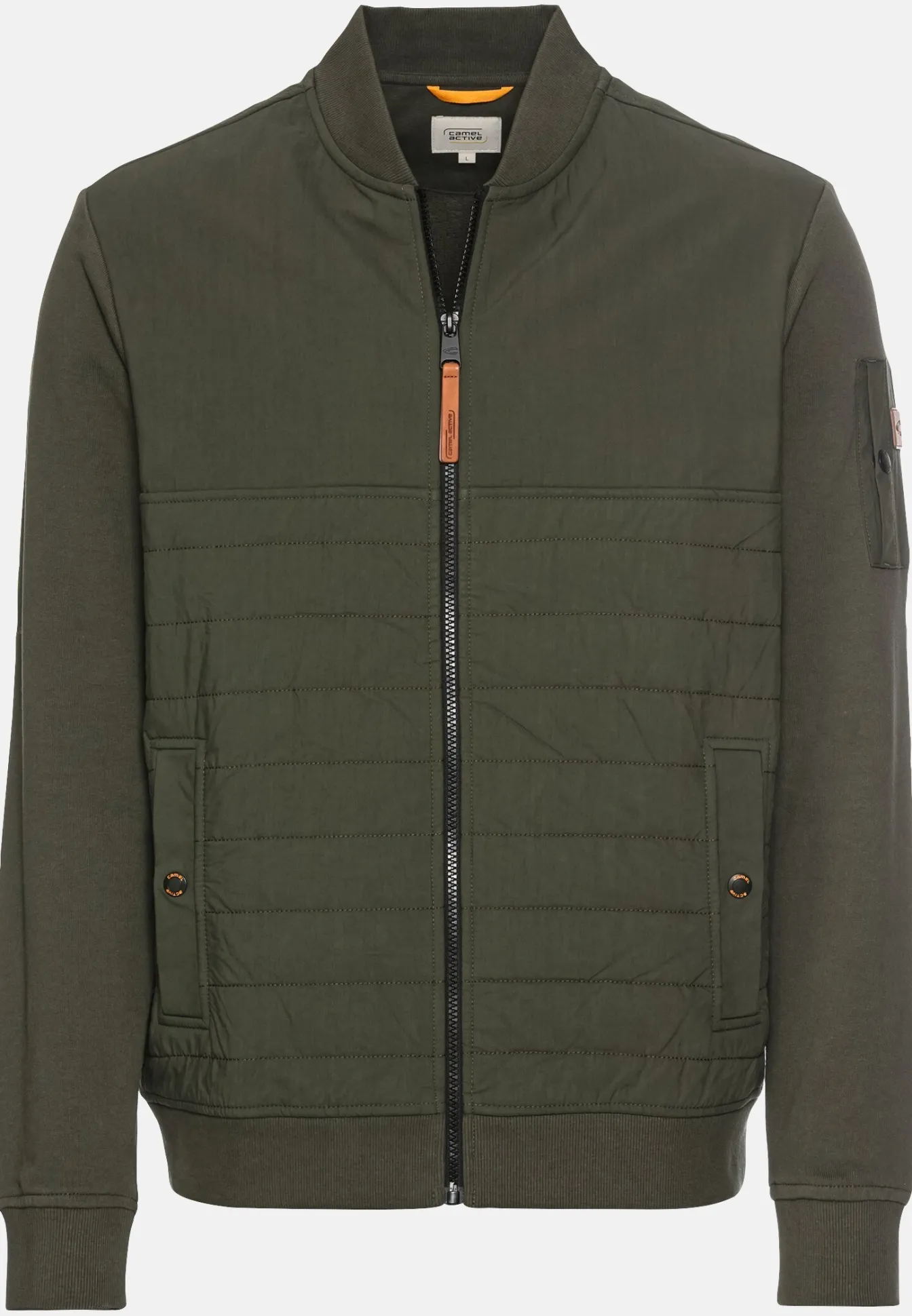 Herren Camel Active Sweatshirts & Hoodies^Sweatjacke mit Bomberkragen