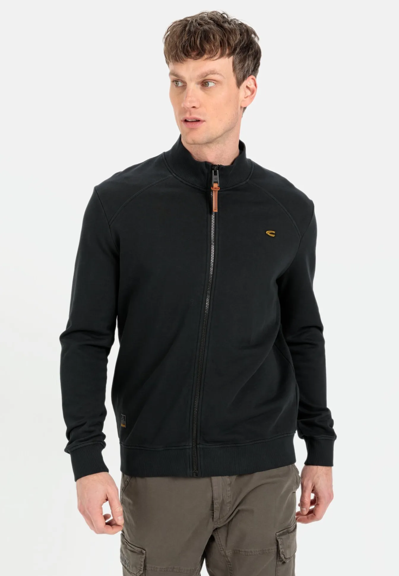 Herren Camel Active Sweatshirts & Hoodies^Sweatjacke mit Stehkragen