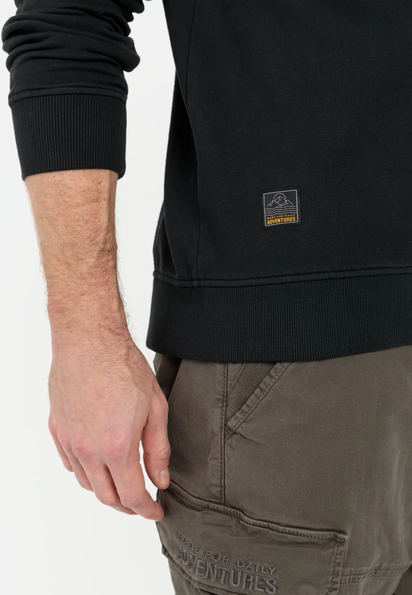 Herren Camel Active Sweatshirts & Hoodies^Sweatjacke mit Stehkragen