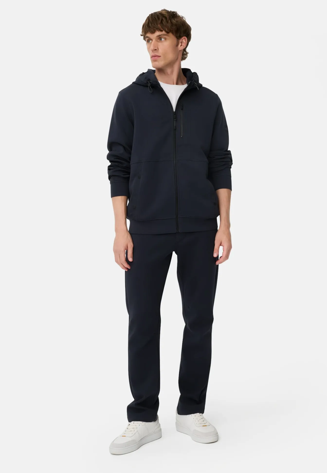 Herren Camel Active Sweatshirts & Hoodies^Sweatjacke mit 4-Way Stretch und kontrastierenden Details