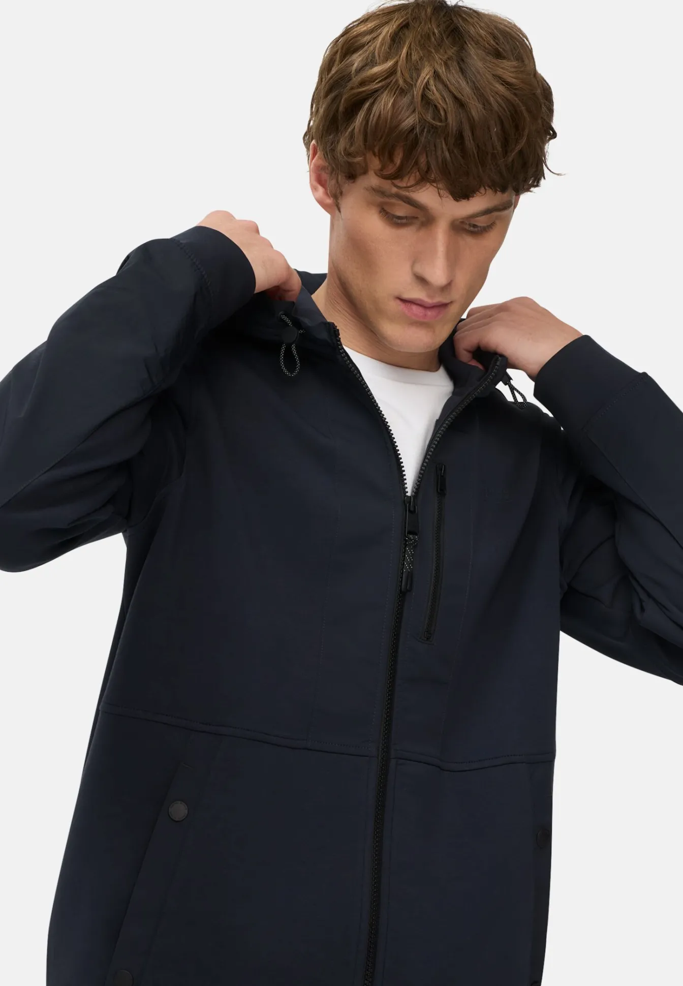 Herren Camel Active Sweatshirts & Hoodies^Sweatjacke mit 4-Way Stretch und kontrastierenden Details