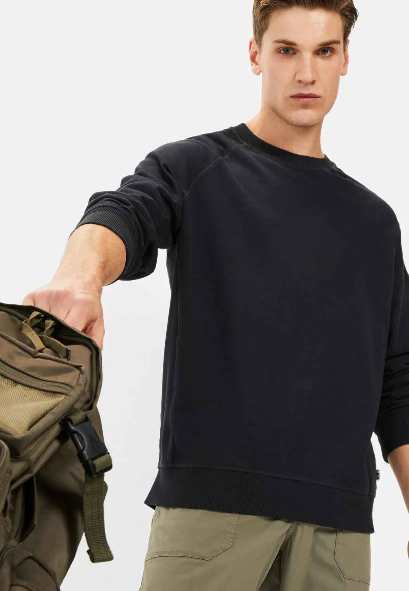 Herren Camel Active Sweatshirts & Hoodies^Sweatshirt aus reiner Baumwolle