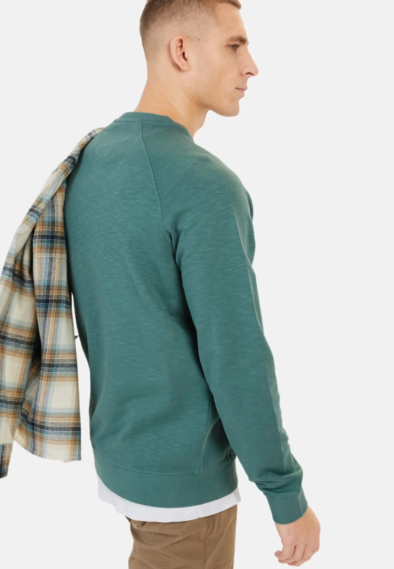 Herren Camel Active Sweatshirts & Hoodies^Sweatshirt aus reiner Baumwolle