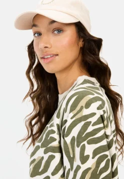 Damen Camel Active Sweatshirts & Hoodies^Sweatshirt mit Allover-Print
