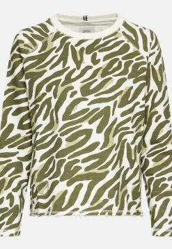 Damen Camel Active Sweatshirts & Hoodies^Sweatshirt mit Allover-Print