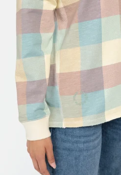 Damen Camel Active Sweatshirts & Hoodies^Sweatshirt mit Karomuster