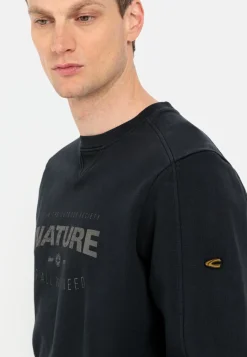 Herren Camel Active Sweatshirts & Hoodies^Sweatshirt mit Print aus reiner Baumwolle