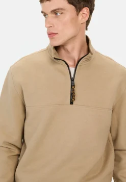 Herren Camel Active Sweatshirts & Hoodies^Sweatshirt mit Troyer-Kragen