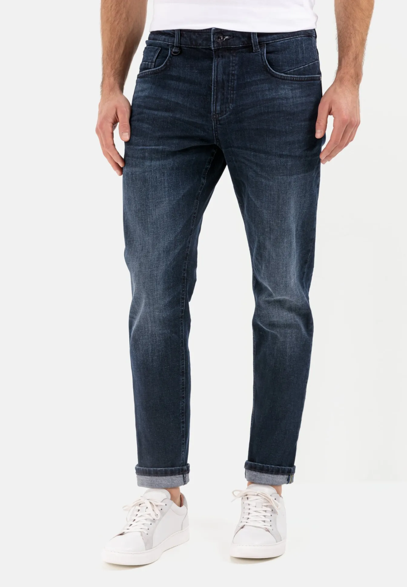 Herren Camel Active Jeans^Tapered Fit Selvedge Jeans mit Smartphone Tasche