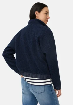 Damen Camel Active Jacken & Westen^Teddy Blouson mit Stehkragen und 2-Wege-Reißverschluss