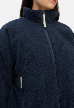 Damen Camel Active Jacken & Westen^Teddy Blouson mit Stehkragen und 2-Wege-Reißverschluss