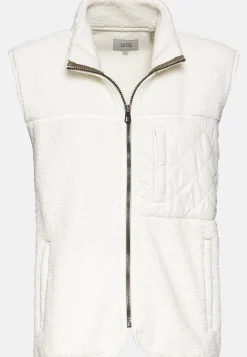 Damen Camel Active Jacken & Westen^Teddy Fleeceweste mit Stehkragen
