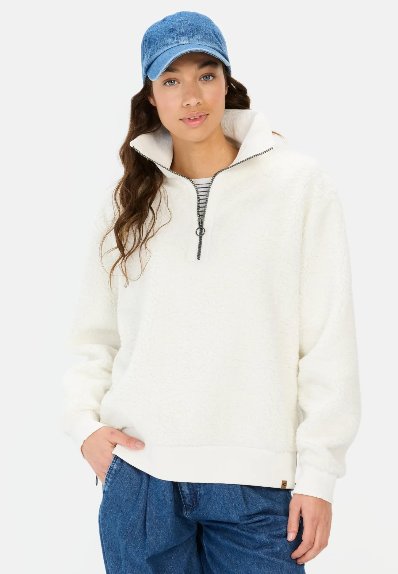 Damen Camel Active Sweatshirts & Hoodies^Teddy Troyer aus reinem Polyester