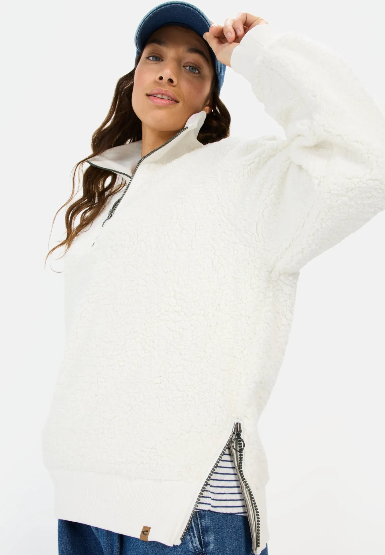 Damen Camel Active Sweatshirts & Hoodies^Teddy Troyer aus reinem Polyester