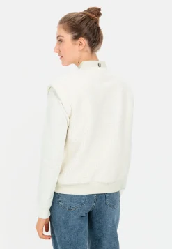 Damen Camel Active Jacken & Westen^Teddy Weste mit Strickbündchen
