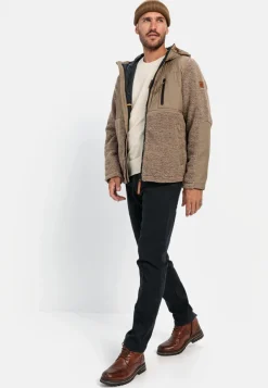 Herren Camel Active Jacken & Westen^Teddyjacke im Materialmix